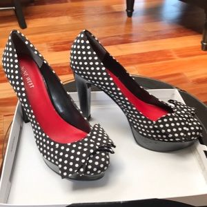 Black and White Polka Dot shoes